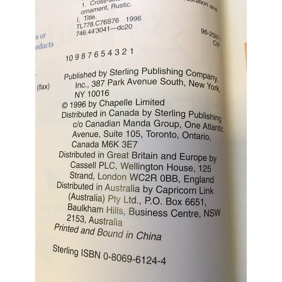 Two-Hour Country Cross-Stitch : Over 500 Designs by Susie Steadman (1996,... - Picture 16 of 16